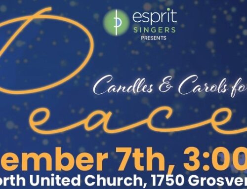 Candles & Carols for Peace – December 7th, 3:00 pm
